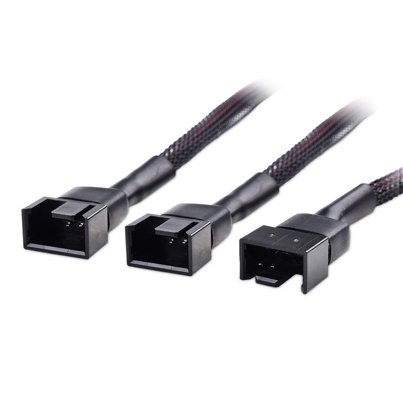 Cable Matters 2-Pack 3 Computer Case Fan Splitter Cable with SATA Power - 16 Inches - Image 5